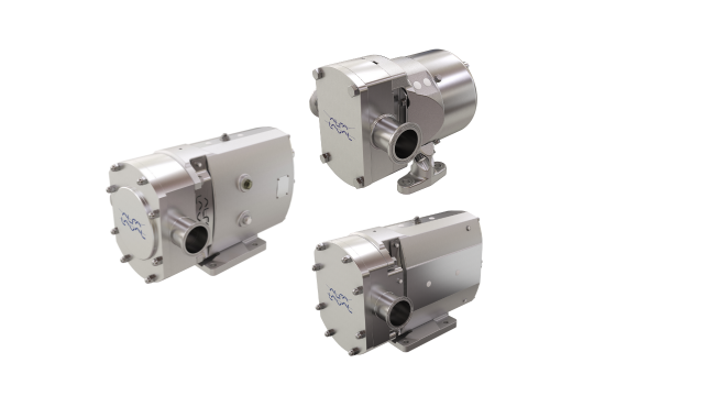 The Alfa Laval SRU range of hygienic rotary lobe pumps